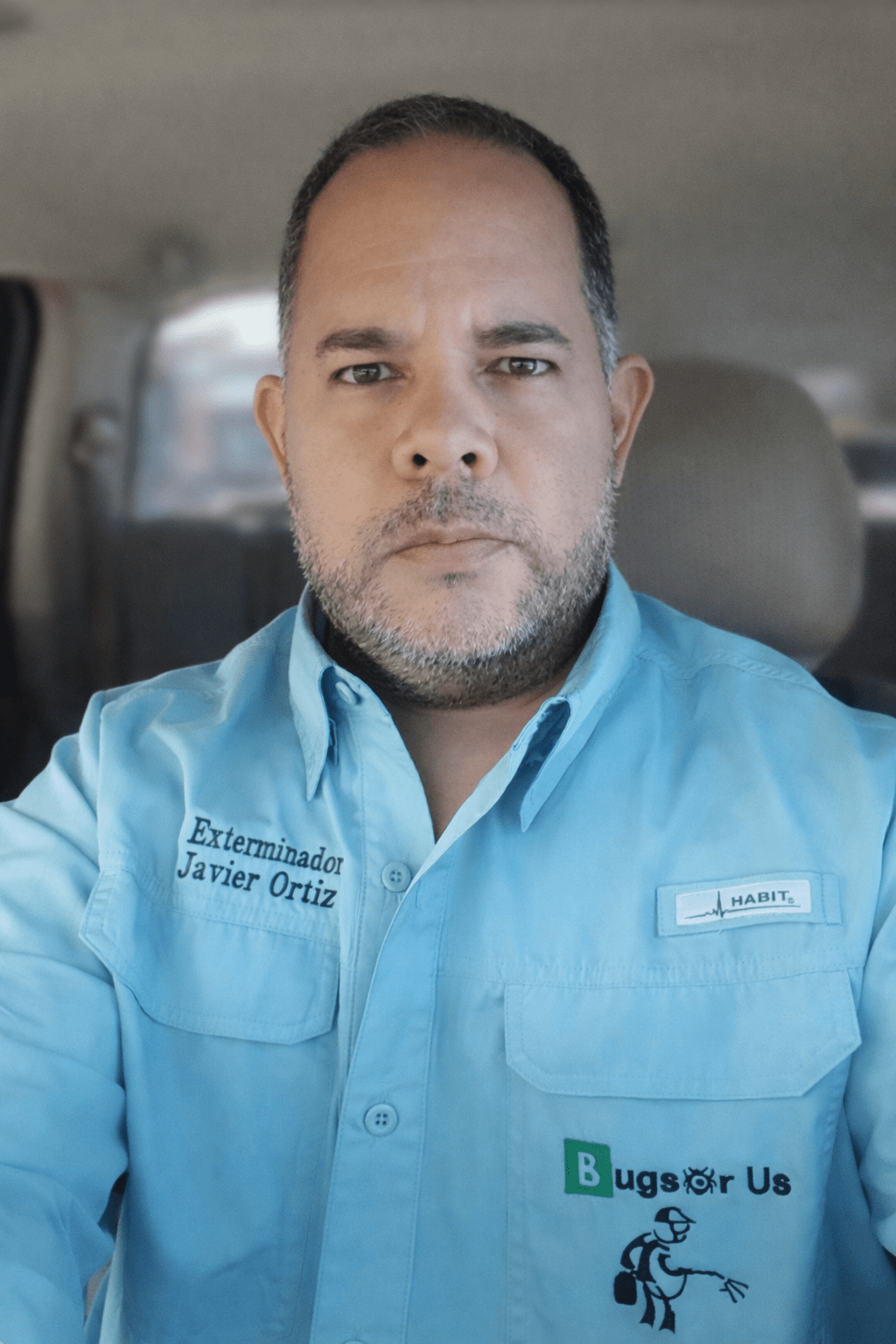 Javier Ortiz, licensed exterminator in Puerto Rico